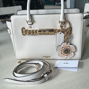 Coach Blake Carryall 25 with Tea Rose Charm